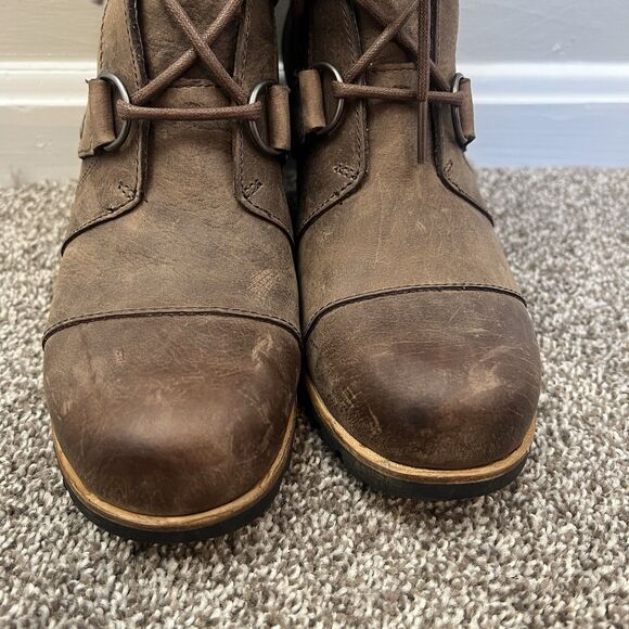 SOREL Joan of Arctic Wedge Mid Boots Booties - Picture 2 of 12